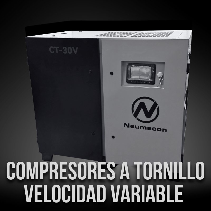 Compresores a tornillo – Velocidad Variable